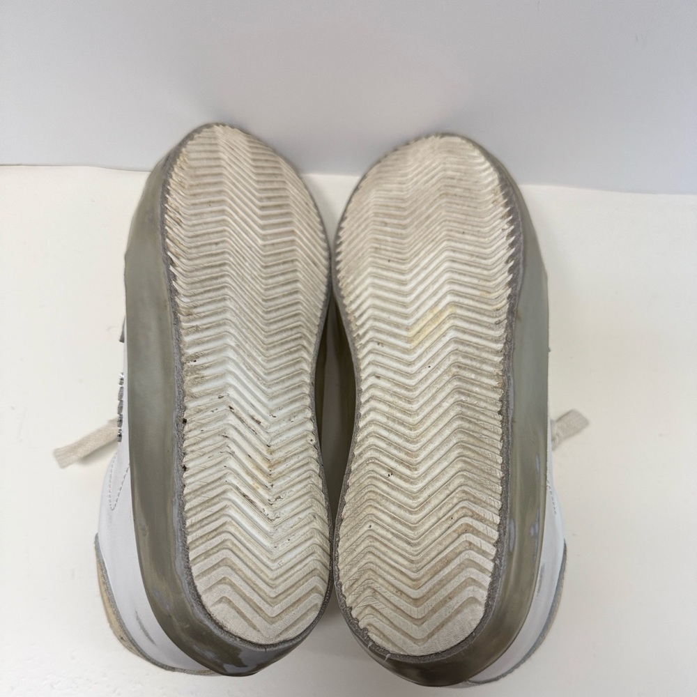 Women's Golden Goose Super-Star sneakers white / gold, size 40, excellent condit - Picture 13 of 16